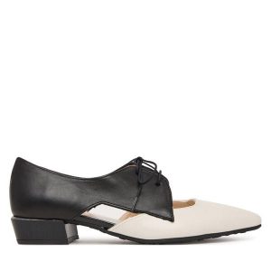 Półbuty Hispanitas. Brązowe czółenka Hispanitas, bez wzorów, bez obcasa, na obcasie, bez zapięcia. Za 479,99 zł.