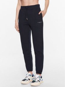 Tommy Hilfiger Spodnie dresowe 1985 WW0WW38690 Granatowy Tapered Fit. Niebieskie spodnie dresowe TOMMY HILFIGER, s, bez wzorów, z dresówki. Za 339,99 zł.