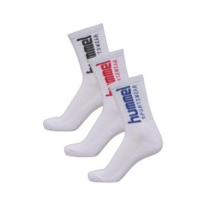 Skarpetki Hummel Chevron High Retro (x3). Białe skarpetki Hummel, bez wzorów. Za 122,50 zł.