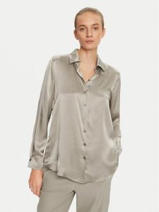 Marella Koszula Sifone 2423116035 Beżowy Regular Fit. Brązowe koszule Marella, bez wzorów, z satyny, bez kołnierzyka, bez ramiączek. Za 489,99 zł.