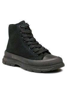 Jenny Fairy Trampki WS200101-01 Czarny. Czarne trampki Jenny Fairy, bez wzorów, z materiału, bez zapięcia. Za 69,99 zł.