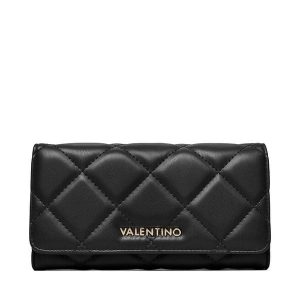 Portfel Valentino. Czarne portfele Valentino, bez wzorów. Za 189,99 zł.