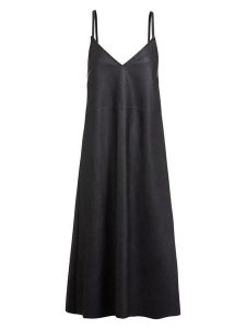 Herrlicher Sukienka "Jaluna" w kolorze czarnym rozmiar: XL. Czarne sukienki Herrlicher, xl, bez wzorów, bez kołnierzyka, bez ramiączek, midi. Za 173,99 zł.