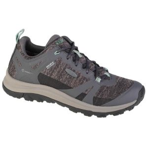 Buty trekkingowe damskie, Keen Terradora II WP. Szare buty sportowe Keen, z materiału, bez zapięcia. Za 419,99 zł.