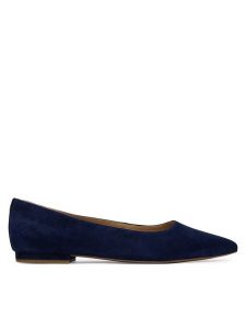 LAUREN RALPH LAUREN Baleriny 802871265006 Granatowy. Niebieskie balerinki Lauren Ralph Lauren, bez wzorów, ze skóry, bez obcasa, bez zapięcia. Za 487,99 zł.