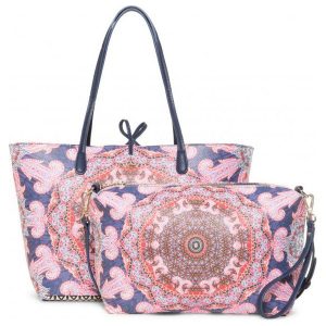 Desigual Torebka Damska Wielokolorowa Afro Capri. Torebki klasyczne marki Desigual. W wyprzedaży za 277,00 zł.