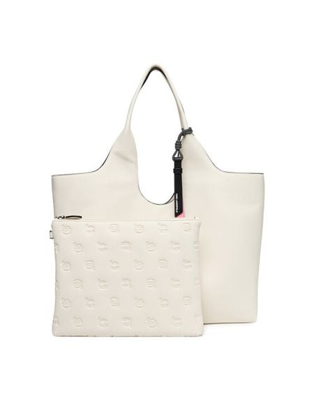 KARL LAGERFELD Torebka A3W30096 Biały. Białe torebki klasyczne KARL LAGERFELD, bez wzorów, ze skóry, bez dodatków. Za 689,99 zł.