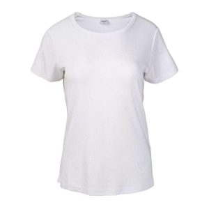T-shirt Damski Z Krótkim Rękawem Lofe. Białe t-shirty Hi-tec, bez wzorów, bez kołnierzyka, bez ramiączek. Za 71,99 zł.