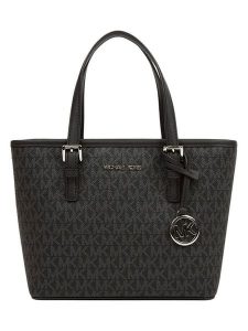 Michael Kors Torebka w kolorze czarnym - 27 x 19 x 10 cm rozmiar: onesize. Czarne torebki klasyczne Michael Kors, bez wzorów, z materiału, przez ramię, bez dodatków. Za 699,51 zł.
