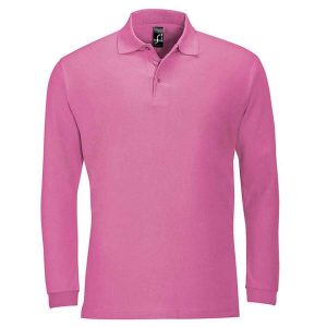 Koszulka Polo Z Długim Rękawem Dla Dorosłych Unisex Winter II. Czerwone bluzki SOL'S, s, bez wzorów, casualowe, bez kołnierzyka, bez ramiączek. Za 107,99 zł.