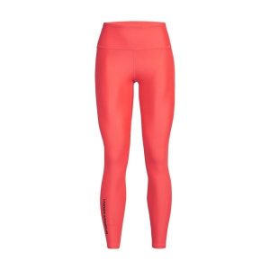 Legginsy Under Armour Damen Tight Tech Branded 1386408. Czerwone legginsy Under Armour, bez wzorów, z elastanu. Za 284,30 zł.