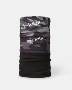 Uniseksowy komin Kilpi MINION-U. Czarne szaliki Kilpi, bez wzorów, z materiału. Za 91,56 zł.