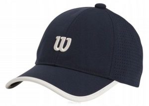 Czapka tenisowa Wilson Structured Classic. Czarne czapki Wilson, z aplikacjami, z materiału, eleganckie. Za 149,00 zł.