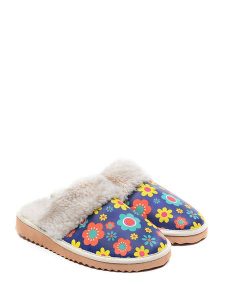 Calceo Kapcie w kolorze granatowym ze wzorem rozmiar: 38. Niebieskie kapcie Calceo, bez wzorów. Za 65,38 zł.