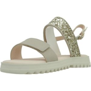 Sandały GEOX J SANDAL CORALIE GIR Beżowy. Brązowe buty trekkingowe Geox, ze skóry, bez zapięcia. Za 214,99 zł.