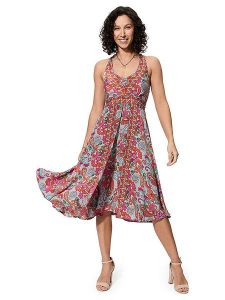 Ipanima Sukienka ze wzorem rozmiar: 38/40. Sukienki Ipanima, bez wzorów, sportowe, bez kołnierzyka, bez ramiączek, midi, sportowe. Za 86,99 zł.