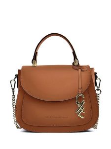 CXL by Christian Lacroix Skórzana torebka w kolorze jasnobrązowym - 23 x 20 x 11 cm rozmiar: onesize. Brązowe torebki klasyczne CXL by Christian Lacroix, bez wzorów, z materiału, przez ramię, bez dodatków. Za 456,87 zł.