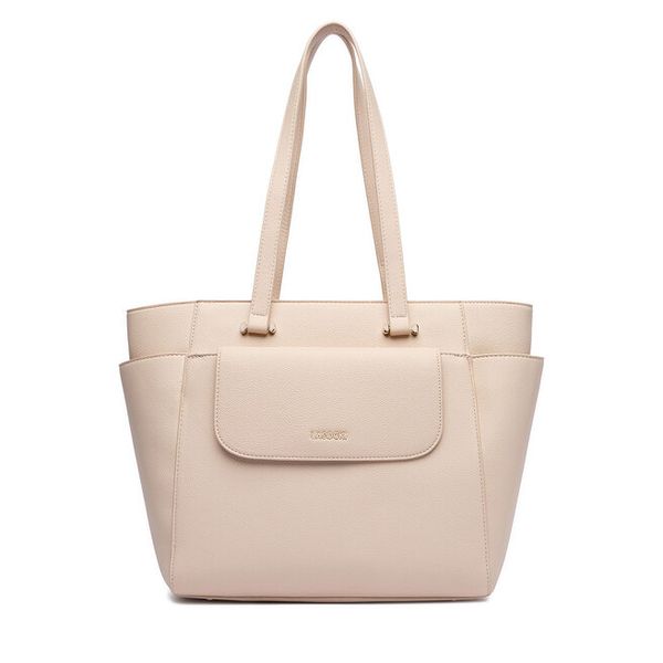 Torebka Lasocki. Brązowe shopper bag Lasocki, bez wzorów, bez dodatków. Za 239,99 zł.