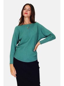 William de Faye Sweter w kolorze turkusowym rozmiar: 38. Niebieskie swetry oversize William de Faye, bez wzorów, z kaszmiru, bez ramiączek. Za 127,35 zł.