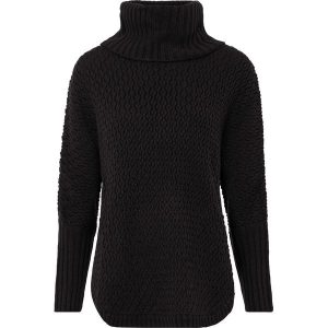Sweter oversize. Zielone golfy bonprix, w ażurowe wzory. Za 99,99 zł.