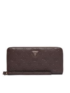 Guess Portfel Diana SLG SWPD97 27146 Brązowy. Brązowe portfele Guess, z aplikacjami, ze skóry. Za 294,99 zł.