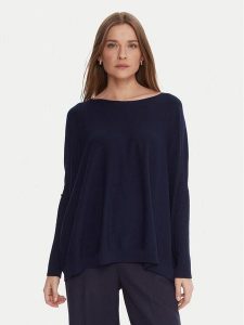 Kontatto Sweter 3M0802C Granatowy Relaxed Fit. Niebieskie swetry klasyczne Kontatto, m, z syntetyku, bez kołnierzyka. Za 299,99 zł.
