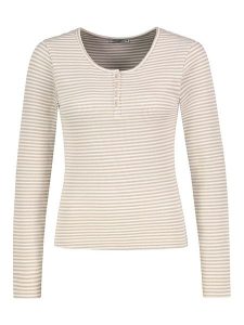 Stitch & Soul Koszulka w kolorze beżowym rozmiar: XL. Brązowe bluzki Stitch & Soul, xl, bez wzorów, bez kołnierzyka, bez ramiączek. Za 64,13 zł.
