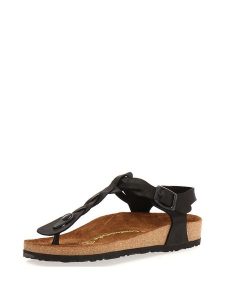 Comfortfusse Skórzane sandały w kolorze czarnym rozmiar: 39. Czarne sandały Comfortfüße, bez wzorów, z otwartym noskiem, bez obcasa, bez zapięcia. Za 285,49 zł.