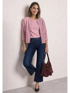Street One Bluza w kolorze jasnoróżowym rozmiar: 44. Różowe bluzy Street One, bez wzorów, bez kaptura. Za 174,95 zł.