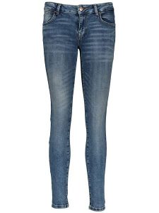 LTB Dżinsy "Nikole" - Super Skinny fit - w kolorze niebieskim rozmiar: W28/L30. Niebieskie jeansy LTB, z aplikacjami. Za 118,56 zł.