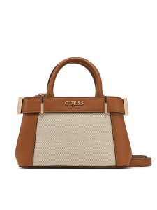 Guess Torebka HWAG96 33760 Brązowy. Brązowe torebki klasyczne Guess, z aplikacjami, z materiału, bez dodatków. Za 349,99 zł.