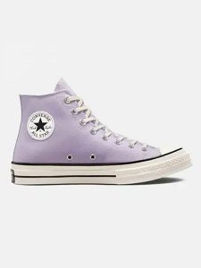 Converse Sneakersy "Chuck 70 HI" w kolorze fioletowym rozmiar: 37,5. Różowe trampki Converse, bez wzorów, za kostkę, bez zapięcia. Za 289,52 zł.