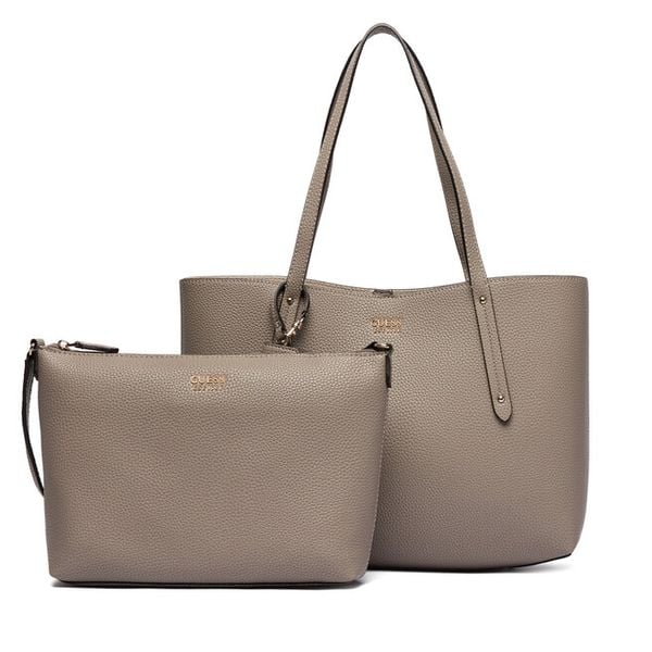 Torebka Guess. Brązowe torebki klasyczne Guess, z aplikacjami, bez dodatków. Za 639,99 zł.