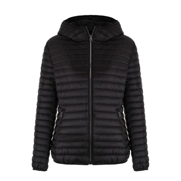 Kurtka damska LUMBERJACK TOFINO. Czarne kurtki Lumberjack, bez wzorów, z puchu, bez kaptura. Za 249,99 zł.