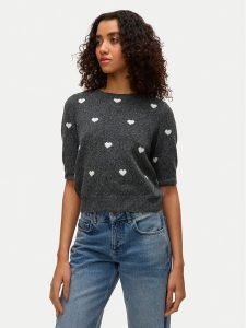 Vero Moda Sweter Doffy 10330793 Szary Regular Fit. Szare swetry klasyczne Vero Moda, xs, z syntetyku, bez kołnierzyka. Za 119,99 zł.