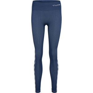 Damskie legginsy mid-rise Hummel MT Blaze. Niebieskie legginsy Hummel, bez wzorów. Za 167,00 zł.
