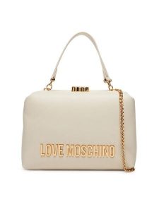 LOVE MOSCHINO Torebka JC4096PP1NLM0110 Écru. Torebki klasyczne LOVE MOSCHINO, bez wzorów, ze skóry, bez dodatków. Za 679,99 zł.