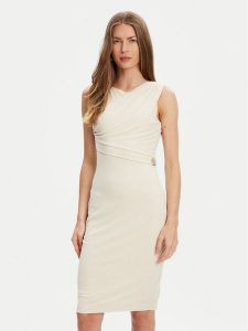 Guess Sukienka codzienna W5YK27 KAQL2 Écru Regular Fit. Kombinezony Guess, s, z aplikacjami, bez kołnierzyka, bez ramiączek. Za 259,99 zł.