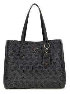 Guess Shopper bag w kolorze czarnym - 42 x 29 x 11 cm rozmiar: onesize. Czarne shopper bag Guess, z aplikacjami, z materiału, na ramię, bez dodatków. Za 549,06 zł.