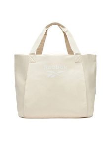 Reebok Torebka RBK-B-003-07 Écru. Shopper bag Reebok, bez wzorów, z materiału, bez dodatków. Za 99,99 zł.