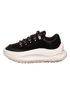 Moon Boot Skórzane sneakersy "Moon247 City" w kolorze czarnym rozmiar: 40. Czarne trampki Moon Boot, bez wzorów, bez zapięcia. Za 354,95 zł.