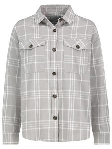 Eight2Nine Koszula w kolorze szaro-białym rozmiar: S. Szare koszule Eight2Nine, s, bez wzorów, z bawełny, bez kołnierzyka, bez ramiączek. Za 104,99 zł.