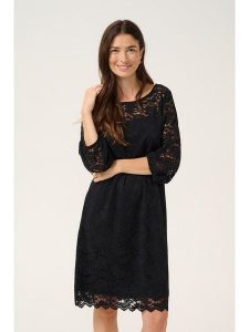 Cream Sukienka "Julietta" w kolorze czarnym rozmiar: L. Czarne sukienki Cream, na co dzień, l, bez wzorów, z koronki, bez kołnierzyka, bez ramiączek, midi, proste. Za 180,49 zł.