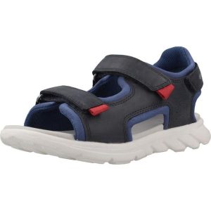 Sandały Geox Model J Sandal Airadyum Bo Kolor Niebieski. Niebieskie buty trekkingowe Geox, z syntetyku, bez zapięcia. Za 219,99 zł.