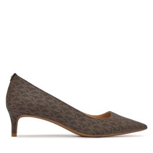 Szpilki MICHAEL Michael Kors. Brązowe szpilki MICHAEL Michael Kors, bez wzorów, bez obcasa. Za 429,99 zł.