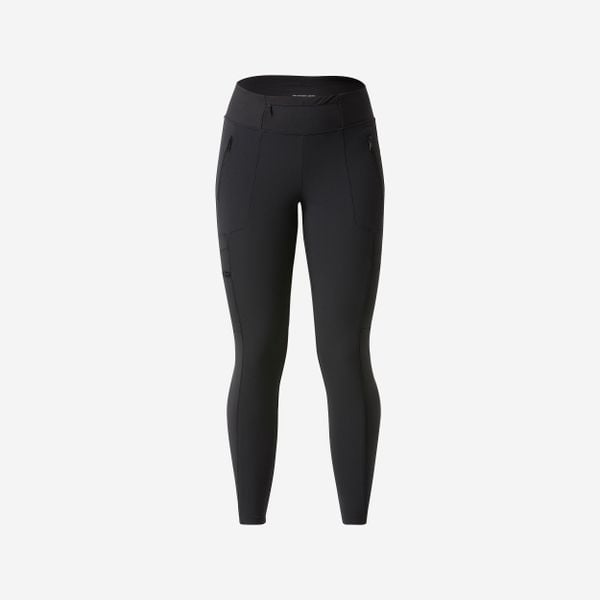 Legginsy trekkingowe damskie Simond Travel 500. Czarne legginsy SIMOND, bez wzorów, z elastanu. Za 159,99 zł.