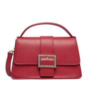 Torebka Nine West. Czerwone torebki klasyczne Nine West, bez wzorów, bez dodatków. Za 199,99 zł.