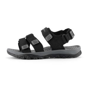 Sandały turystyczne unisex Alpine Pro Gode. Czarne buty trekkingowe Alpine Pro, bez zapięcia. W wyprzedaży za 259,00 zł.