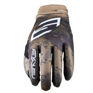 Rękawiczki XR-LITE - CAMO KHAKI (khaki) - XL/11. Zielone rękawiczki FIVE GLOVES, bez wzorów. Za 117,00 zł.