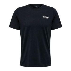 Koszulka Hummel Legacy Jose. Czarne bluzki Hummel, bez wzorów, z dżerseju, sportowe, bez kołnierzyka, bez ramiączek. Za 137,00 zł.